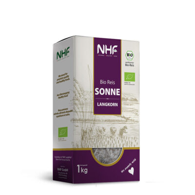 NHF organic rice sonne long grain برنج ارگانیک nhf bio reis sonne langkorn